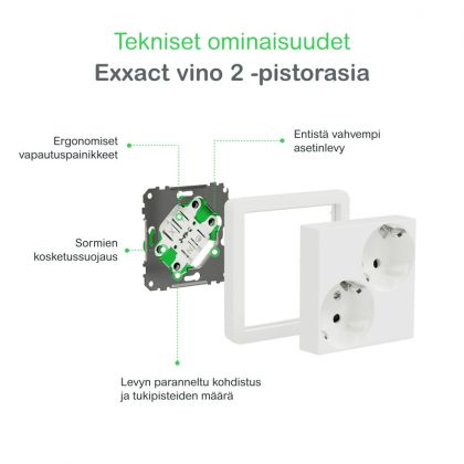 PISTORASIA EXXACT 2S/16A/IP21 1X UKJ VINO VAL 50