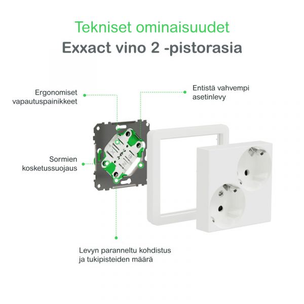 PISTORASIA EXXACT 2S/16A/IP21 1X UKJ VINO VAL 50
