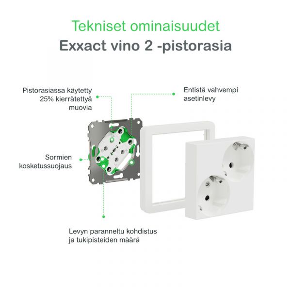 PISTORASIA EXXACT 2-OS KESK MAAD VINO VALK 1 KPL