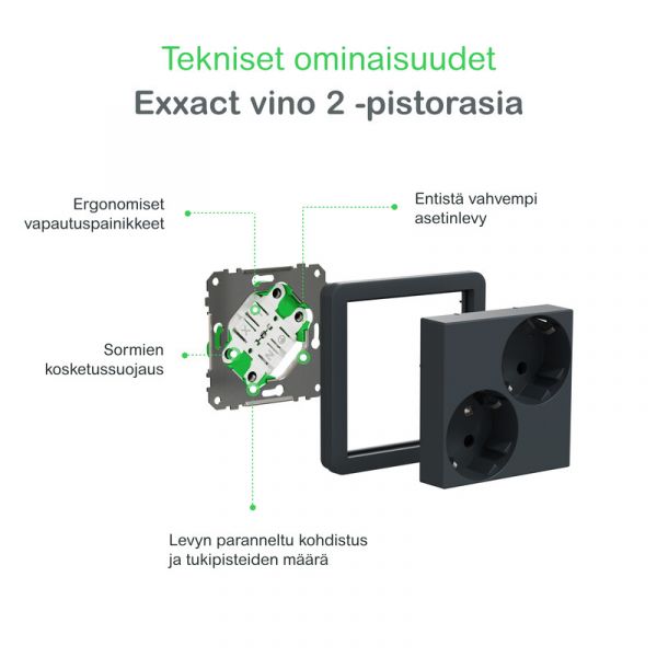 PISTORASIA EXXACT 2S/16A/IP21 1X UKJ VINO ANT
