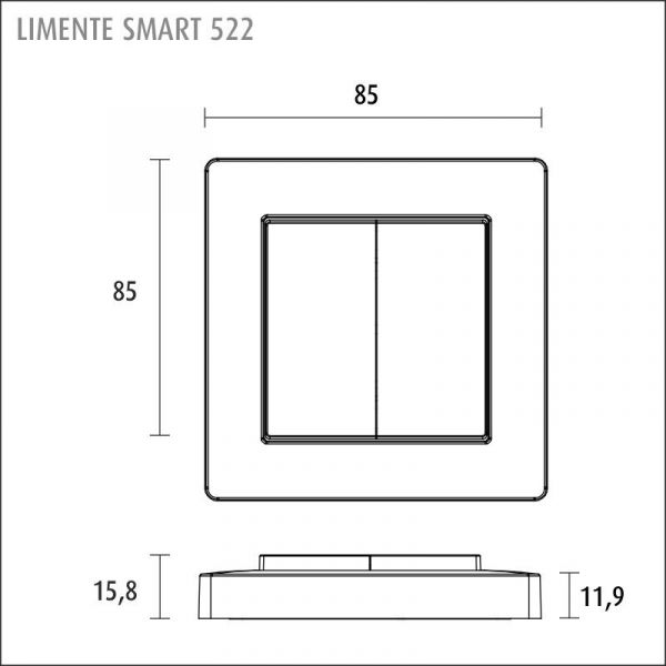 VALONSÄÄDIN LIMENTE SMART 532 2-OS. SETTI-CL VAL