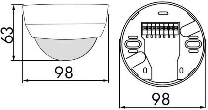 LÄSNÄOLOTUNNISTIN VALONM. PD4-M-1C-GH-AP VAL