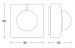LIIKETUNNISTIN MX HIGHBAY IS3360 MX SQ AP DALI2 360 IP54