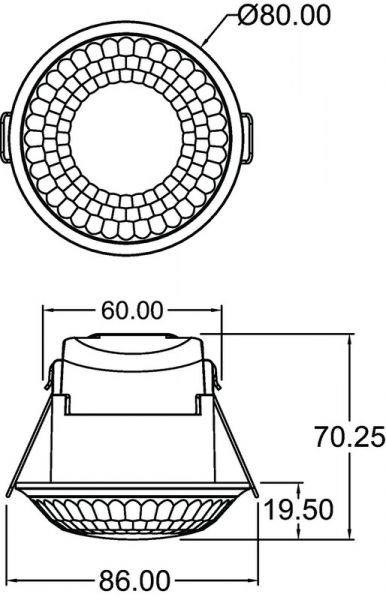 LIIKETUNNISTIN THEBEN PIRA T8 360 8M 10A IP21 UKA VA
