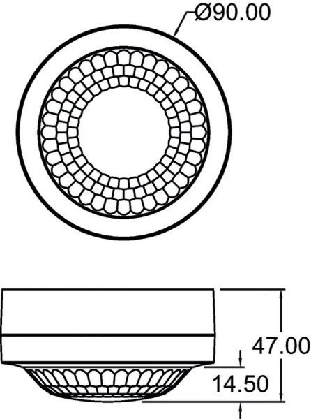 LIIKETUNNISTIN THEBEN PIRA T8 360 8M 10A IP21 PKA VA