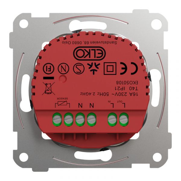 TERMOSTAATTI ELKO ONE MATTER, 3680W IP21, MUS