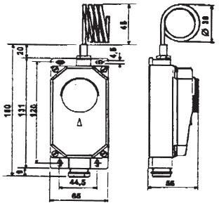 HUONETERMOSTAATT FANTINI COSMI C10B2Y -20...+60C IP65
