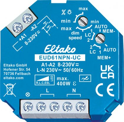 VALONSÄÄDIN ELTAKO SARJA 61 KOJERASIA 400/100WLED 8-230V