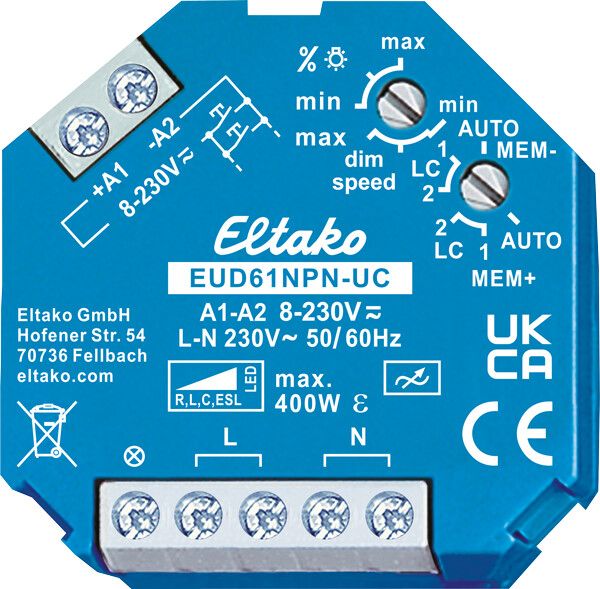 VALONSÄÄDIN ELTAKO SARJA 61 KOJERASIA 400/100WLED 8-230V