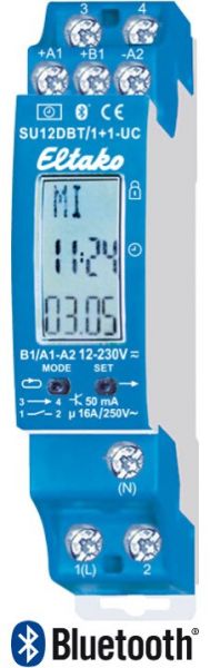 KELLOKYTKIN DIGITAALINEN SU12DBT/1+1-UC
