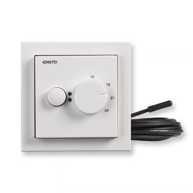 YHDISTELMÄTERMOSTAATTI ENSTO ECO16BT-IMPRES 16A IP30 U VALK