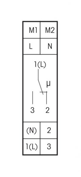VALVONTARELE ELTAKO SARJA 12 DIN 1S 16A 0.1A-32A VIRTA