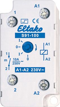 SYSÄYSRELE ELTAKO S91 1S 10A/230VAC RASIA