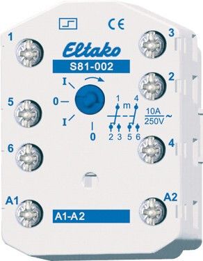 SYSÄYSRELE ELTAKO S81 2VK 10A/230VAC KOJER
