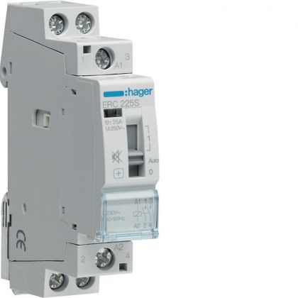 VÄLIRELE HAGER ERC225S 2s 25A k.230VAC hur