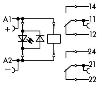 RELEYKSIKKÖ WAGO 788-312 RELEMODULI 24V DC1 CO