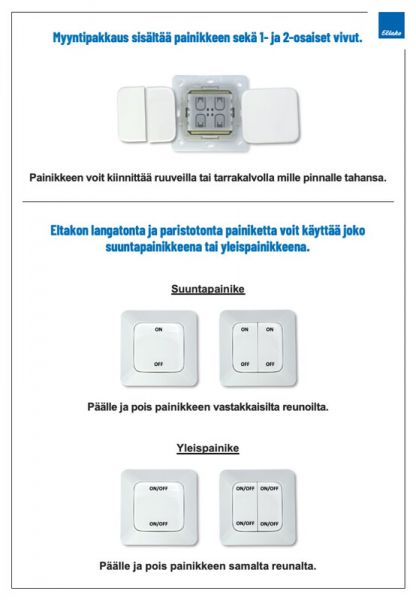 PAINIKE LANGAT ELTAKO SARJA 14 1/2-OS JUSSI VALKOINEN