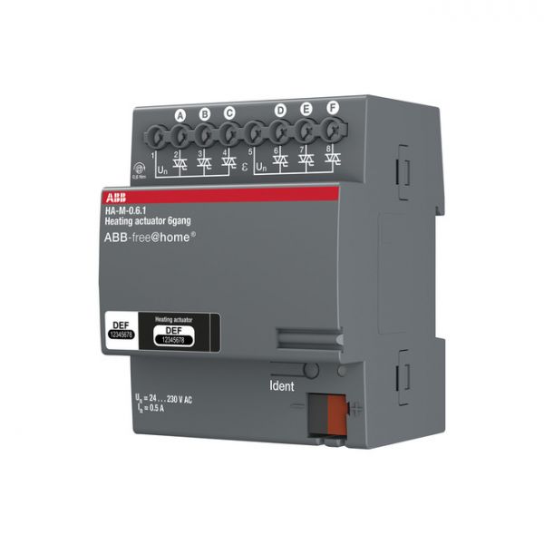 LÄHTÖYKS LÄMMITIN ABB FREEHOME 6X160MA H T DIN