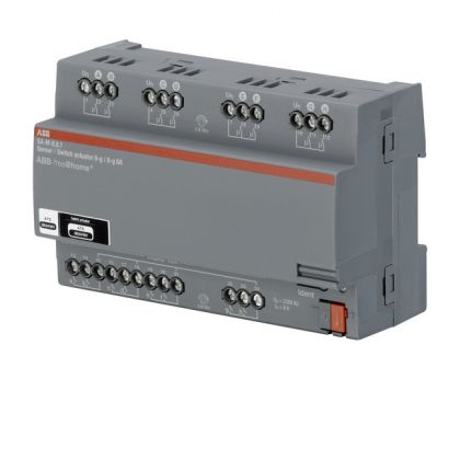 TULO/LÄHTÖYKSIKKÖ ABB FREEHOME 8PV 8X6A 230V T DIN