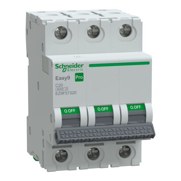 JOHDONSUOJAKATKAISIJA EASY9 MCB 3C20 6KA