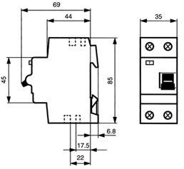 VIKAVIRTASUOJAKYTKIN F200 F202A-40/0.03 2-NAP 40A/30mA