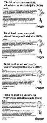 KÄYTTÖOHJETARRA UTU VVST VVSK/VV-JSK 4kpl FI