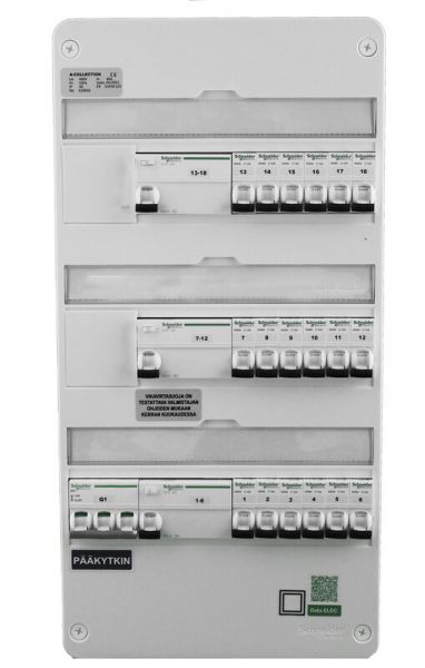 RYHMÄKESKUS PINTA A-COLLECTION ARK 40A/18JS/3VVS IP30