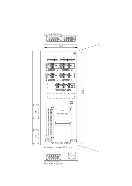 RYHMÄKESKUS UPPO/PINTA BULLDOG IT-BULLDOG 3836J/1400 V 50A