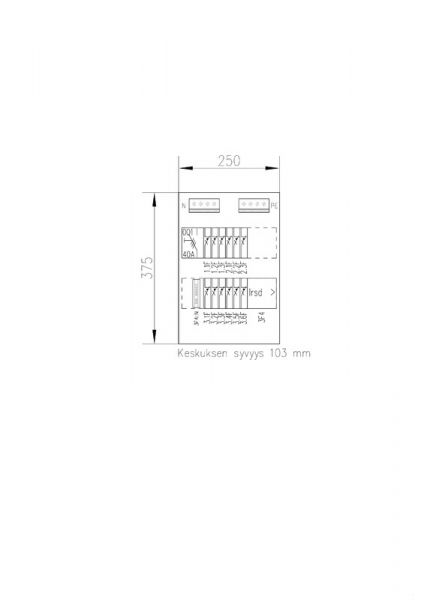 RYHMÄKESKUS PINTA PS POINTER POINTER3412 V 35A IP30 PS