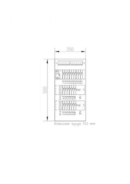 RYHMÄKESKUS PINTA PS POINTER 3421 35A IP30 PS