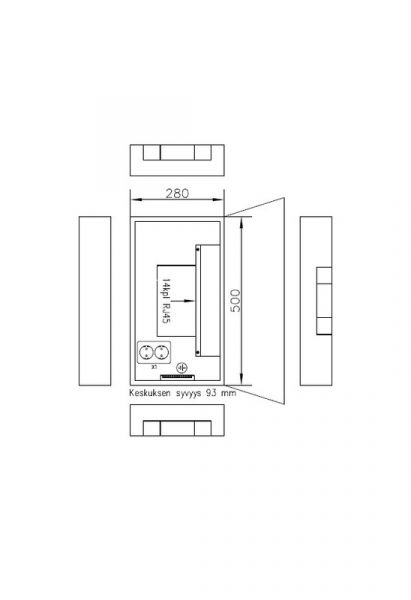 DATA-ASENNUSKOTELO FE POINTER IT-POINTER-500M IP30 FE