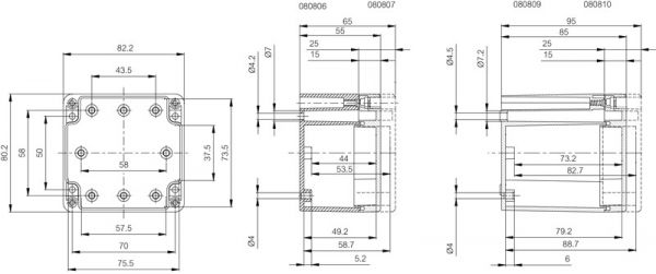 ASENNUSKOTELO PC FIBOX PC 080807
