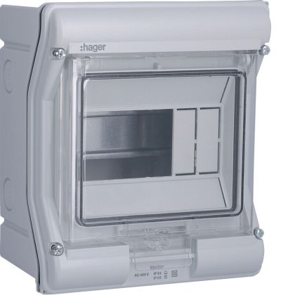 MODUULIKOTELO PINTA PS VECTOR VE106N 1x4/6MOD PS/PC IP54