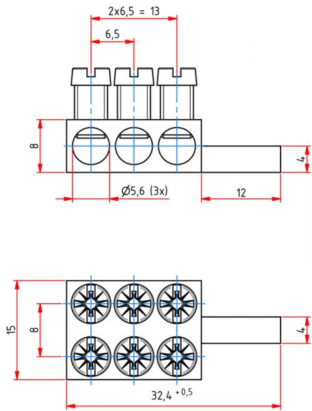 N-LIITIN FTG 6X10MM2 ERISTÄMÄTÖN