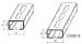 DIN-KISKO PROFILATI C2500WF PASS. 2m 25x15 REIJ.