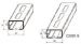 DIN-KISKO PROFILATI C3000WF PASS. 2m 30x15 REIJ.