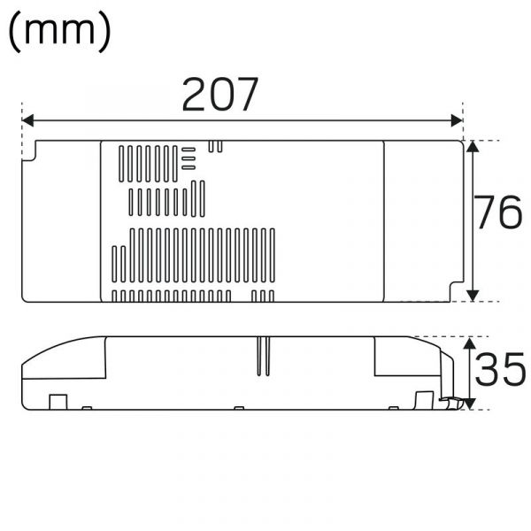 LED-LIITÄNTÄLAITE HIDE A LITE LED-DIMTRAFO MDR DALI 24V 100W