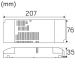 LED-LIITÄNTÄLAITE HIDE A LITE LED-DIMTRAFO MDR DALI 24V 100W