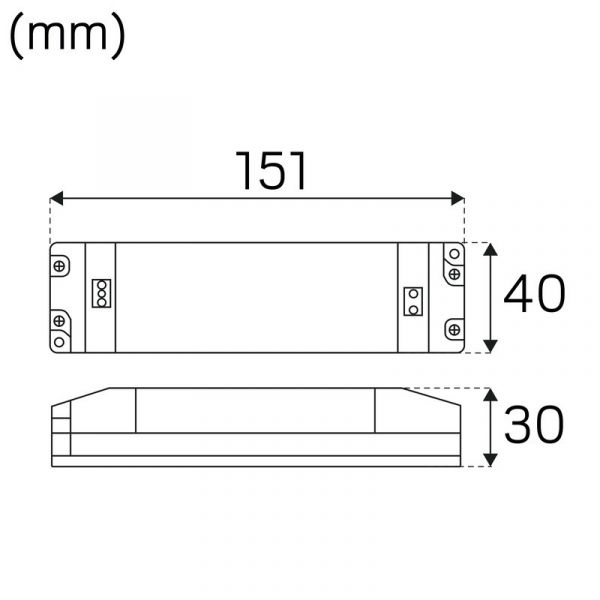 LED-LIITÄNTÄLAITE HIDE A LITE SLT 24V DC 30W