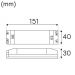 LED-LIITÄNTÄLAITE HIDE A LITE SLT 24V DC 30W