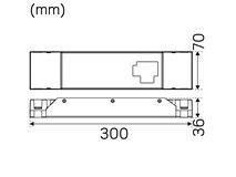 LED-LIITÄNTÄLAITE DALI/PUSH LED-OHJ DIM/DALI/PUSH 24V 100W
