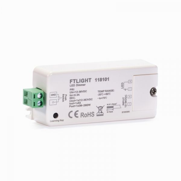 OHJAUSKOMPONENTTI PERFECT RF VASTAANOTIN 1CH 12-36VDC 8A