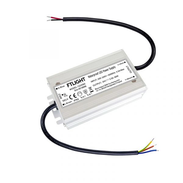 ELEKTRONINEN LIITÄNTÄL FTLIGHT 24V, 60W, IP65