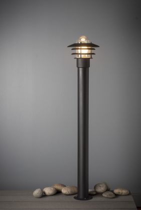 PIHAPIIRIVAL KÄPYLÄ BOLLARD IP44 E27 GLC BK H1100