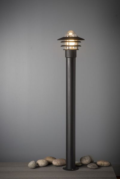 PIHAPIIRIVAL KÄPYLÄ BOLLARD IP44 E27 GLC BK H1100