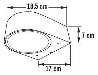 SEINÄVALAISIN ULKO KONSTSMIDE TERAMO 7510-750 IP44 E27 MU