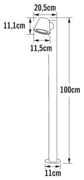 PIHAPIIRIVALAISIN KONSTSMIDE TRIESTE 7524-370 IP44 GU10 ANT