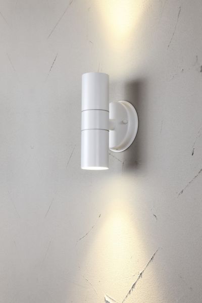 SEINÄVAL ULKO ALPPILA DOUBLE IP44 2XGU10 GLC WH