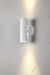 SEINÄVAL ULKO ALPPILA DOUBLE IP44 2XGU10 GLC WH