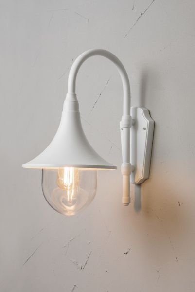 SEINÄVALAISIN KARTANO TRUMPET IP44 E27 PCC WH